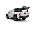 ALU-CAB | HARD-TOP "CONTOUR" PARA TOYOTA HILUX REVO (2016+) COM JANELAS LATERAIS REBATÍVEIS SEM VIDRO