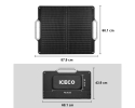 ICECO | PAINEL SOLAR DOBRÁVEL 80W