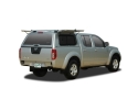 ALPHA | HARDTOP CME EN FIBRA, CON PORTONES LATERALES ELEVABLES EN FIBRA (DOBLE CABINA) PARA NISSAN NAVARA D40 2005-2015