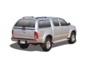 ALPHA | HARDTOP GTM1 EN FIBRA, CON VENTANAS PARA TOYOTA HILUX VIGO 2005-2016 (DOBLE CABINA)