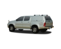 ALPHA | HARDTOP CME EN FIBRA, CON PORTONES LATERALES ELEVABLES EN FIBRA (DOBLE CABINA) PARA TOYOTA HILUX VIGO 2005-2016