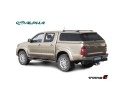 ALPHA | HARDTOP TYPE-E EN FIBRA, CON VENTANAS, IMPRIMACIÓN (DOBLE CABINA) PARA TOYOTA HILUX VIGO 2005-2016