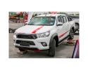 QUATRO RODAS | GRELHA DIANTEIRA EM ABS PRETO. TIPO TRD PARA TOYOTA HILUX REVO 2016-