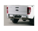 PROTETOR TRASEIRO EM TUBO DUPLO DE AÇO INOX Ø63MM. TIPO DBR (CABINE EXTRA) PARA FORD RANGER 2012-2022