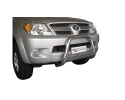 DEFENSA CENTRAL INOX Ø63MM CON TRAVIESA. HOMOLOGACIÓN CE PARA TOYOTA HILUX VIGO 2005-2016 (SOLO 2005-2010)