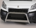 DEFENSA CENTRAL INOX Ø63MM CON TRAVIESA. HOMOLOGACIÓN CE PARA PEUGEOT EXPERT 2006-2016
