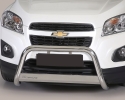 DEFENSA CENTRAL INOX Ø63MM CON TRAVIESA. HOMOLOGACIÓN CE PARA CHEVROLET TRAX 2013-