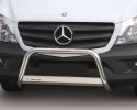 PARA-LAMA CENTRAL EM AÇO INOXIDÁVEL Ø63MM COM CROSSBODY. APROVAÇÃO CE PARA MERCEDES-BENZ SPRINTER W906 2006-2018 (SOMENT...
