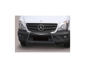 DEFENSA CENTRAL INOX NEGRO Ø63MM CON TRAVIESA. HOMOLOGACIÓN CE PARA MERCEDES-BENZ SPRINTER W906 2006-2018 (SOLO 2014-)