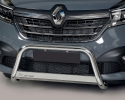 DEFENSA CENTRAL INOX Ø63MM CON TRAVIESA. HOMOLOGACIÓN CE PARA RENAULT TRAFIC 2014-