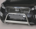 DEFENSA CENTRAL INOX Ø63MM CON TRAVIESA. HOMOLOGACIÓN CE PARA KIA SORENTO 2015-