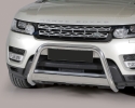 DEFENSA CENTRAL INOX Ø63MM CON TRAVIESA. HOMOLOGACIÓN CE PARA LAND-ROVER RANGE ROVER SPORT 2014-2023