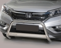 DEFENSA CENTRAL INOX Ø63MM CON TRAVIESA. HOMOLOGACIÓN CE PARA HONDA CR-V 2016-2018