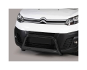 DEFENSA CENTRAL INOX NEGRO Ø63MM CON TRAVIESA. HOMOLOGACIÓN CE PARA CITROËN JUMPY 2016-