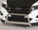 DEFENSA CENTRAL INOX Ø63MM CON TRAVIESA. HOMOLOGACIÓN CE PARA FORD EDGE 2016-
