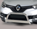 DEFENSA CENTRAL INOX Ø63MM CON TRAVIESA. HOMOLOGACIÓN CE PARA RENAULT CAPTUR 2013-