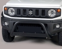 PARA-LAMA CENTRAL EM AÇO INOX PRETO Ø63MM COM CROSSBODY. APROVAÇÃO CE PARA SUZUKI JIMNY 2018-