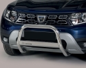 DEFENSA CENTRAL INOX Ø63MM CON TRAVIESA. HOMOLOGACIÓN CE PARA DACIA DUSTER 2017-2024 (SOLO 2020-)