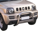 DEFENSA CENTRAL INOX Ø63MM CON GRABACIÓN. HOMOLOGACIÓN CE PARA SUZUKI JIMNY 2003-2018 (SOLO 2006-2012)