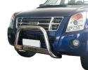DEFENSA CENTRAL INOX Ø63MM CON GRABACIÓN. HOMOLOGACIÓN CE PARA ISUZU D-MAX/RODEO 2002-2012 (SOLO 2007-2012)