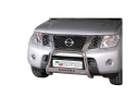 DEFENSA CENTRAL INOX Ø63MM CON GRABACIÓN. HOMOLOGACIÓN CE PARA NISSAN NAVARA D40 2005-2015 (SOLO 2010-)