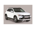 DEFENSA CENTRAL INOX Ø63MM CON GRABACIÓN. HOMOLOGACIÓN CE PARA MITSUBISHI ASX 2010- (COMPATIBLE MODELOS 2010, 2013 Y 2017)