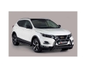 DEFENSA CENTRAL INOX Ø63MM CON GRABACIÓN. HOMOLOGACIÓN CE PARA NISSAN QASHQAI 2014-2021