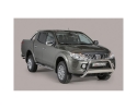 DEFENSA CENTRAL INOX Ø63MM CON GRABACIÓN. HOMOLOGACIÓN CE PARA MITSUBISHI L200 TRITON 2015-2019