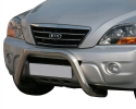 DEFENSA CENTRAL INOX Ø76MM SIN TRAVIESA. HOMOLOGACIÓN CE PARA KIA SORENTO 2006-2009