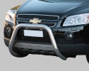 DEFENSA CENTRAL INOX Ø76MM SIN TRAVIESA. HOMOLOGACIÓN CE PARA CHEVROLET CAPTIVA 2006-2010