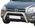 DEFENSA CENTRAL INOX Ø76MM SIN TRAVIESA. HOMOLOGACIÓN CE PARA TOYOTA RAV4 2009-2010