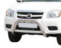 DEFENSA CENTRAL INOX Ø76MM SIN TRAVIESA. HOMOLOGACIÓN CE PARA MAZDA BT-50 2006-2012 (SOLO 2009-2012)