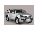 PARA-LAMA CENTRAL EM AÇO INOXIDÁVEL Ø76MM SEM CROSSBODY. APROVAÇÃO CE PARA VOLKSWAGEN AMAROK 2010-2022 (HIGH-LINE; COMPA...