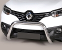 DEFENSA CENTRAL INOX Ø76MM SIN TRAVIESA. HOMOLOGACIÓN CE PARA RENAULT KADJAR 2015-