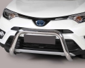 DEFENSA CENTRAL INOX Ø76MM SIN TRAVIESA. HOMOLOGACIÓN CE PARA TOYOTA RAV4 2013-2018 (SOLO 2016-; TAMBIÉN COMPATIBLE RAV4 H...