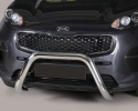DEFENSA CENTRAL INOX Ø76MM SIN TRAVIESA. HOMOLOGACIÓN CE PARA KIA SPORTAGE 2016-2021