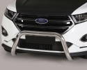 DEFENSA CENTRAL INOX Ø76MM SIN TRAVIESA. HOMOLOGACIÓN CE PARA FORD EDGE 2016-