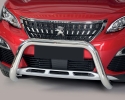 DEFENSA CENTRAL INOX Ø76MM SIN TRAVIESA. HOMOLOGACIÓN CE PARA PEUGEOT 3008 2018-