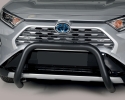 DEFENSA CENTRAL INOX NEGRO Ø76MM SIN TRAVIESA. HOMOLOGACIÓN CE PARA TOYOTA RAV4 2019-