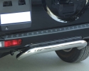 PROTECTOR DE PARAGOLPES TRASERO EN TUBO INOX Ø76MM PARA MITSUBISHI MONTERO V60 2000-2006 (SOLO 2003-2007)