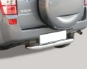 PROTECTOR DE PARAGOLPES TRASERO EN TUBO INOX Ø76MM PARA SUZUKI GRAND VITARA 2005-2008 (5 PUERTAS)