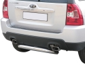 PROTECTOR DE PARAGOLPES TRASERO EN TUBO INOX Ø76MM PARA KIA SPORTAGE 2004-2010 (SOLO 2008-2010)