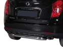 PROTETOR DE PÁRA-CHOQUES TRASEIRO EM TUBO DE AÇO INOXIDÁVEL Ø76MM PARA KGM-SSANGYONG KORANDO 2010-