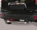 PROTECTOR DE PARAGOLPES TRASERO EN TUBO INOX Ø76MM PARA NISSAN X-TRAIL 2010-2014
