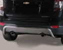 PROTECTOR DE PARAGOLPES TRASERO EN TUBO INOX Ø50MM PARA CHEVROLET CAPTIVA 2011-