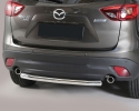 PROTETOR DE PÁRA-CHOQUES TRASEIRO EM TUBO DE AÇO INOXIDÁVEL Ø76MM PARA MAZDA CX-5 2012-2017