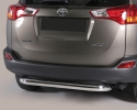 PROTECTOR DE PARAGOLPES TRASERO EN TUBO INOX Ø76MM PARA TOYOTA RAV4 2013-2018