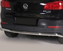 PROTECTOR DE PARAGOLPES TRASERO EN TUBO INOX Ø63MM PARA VOLKSWAGEN TIGUAN 2011-2016