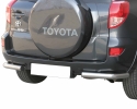 PROTECTOR INFERIOR DE ESQUINAS TRASERAS EN TUBO INOX Ø63MM PARA TOYOTA RAV4 2006-2009