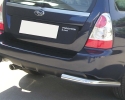 PROTETOR DE CANTO TRASEIRO INFERIOR EM TUBO DE AÇO INOXIDÁVEL Ø63MM PARA SUBARU FORESTER 2002-2008 (SOMENTE 2005-2008)
